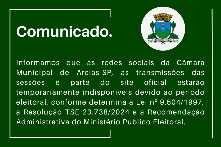 Comunicado - Período Eleitoral